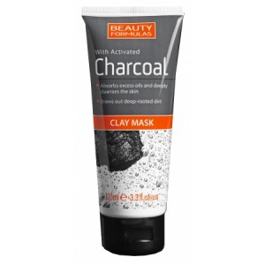 Детоксикираща маска за лице с активен въглен и глина - Beauty formulas